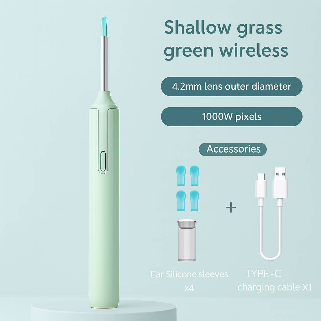 PeekEar™ – Wireless HD Ear Endoscope | Smart Visual Ear Cleaner