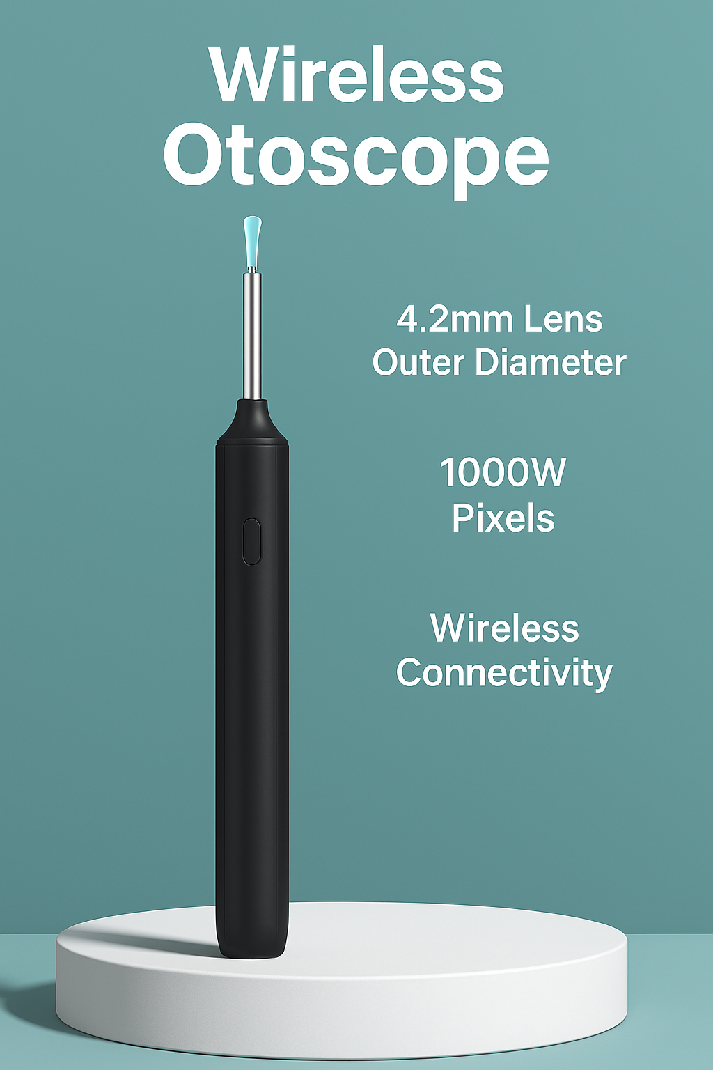PeekEar™ – Wireless HD Ear Endoscope | Smart Visual Ear Cleaner