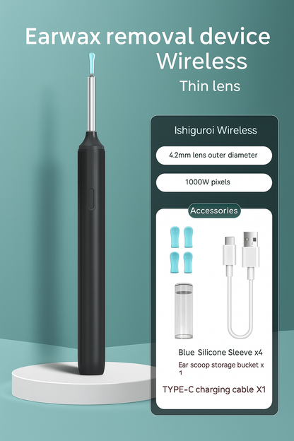 PeekEar™ – Wireless HD Ear Endoscope | Smart Visual Ear Cleaner